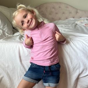 Green sprouts rash guard